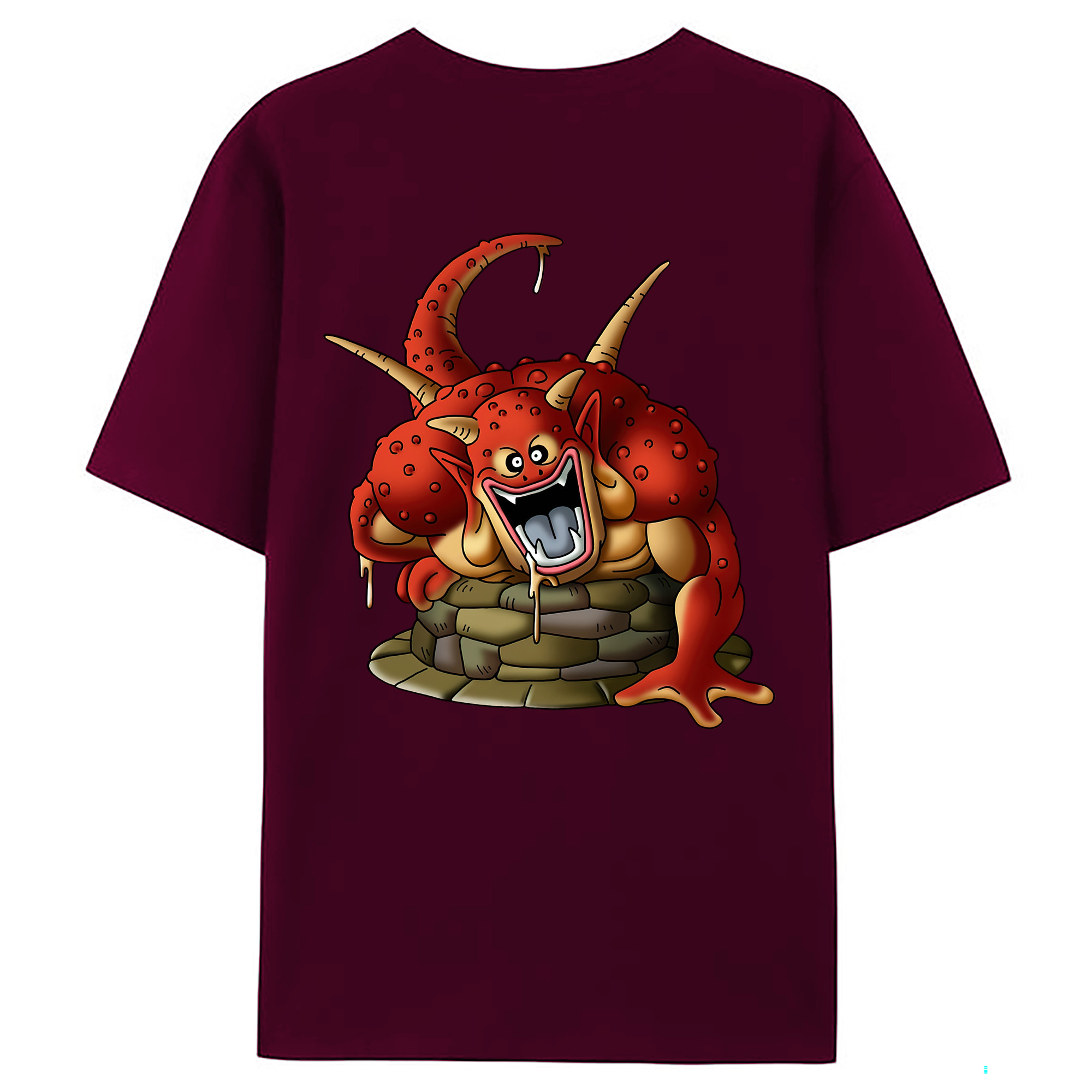 （画像用） ドラゴンクエスト Doragon Kuesuto Dragon Quest レディース半袖Tシャツ(バックプリント)